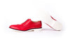 Men's Red & Black Accented with White Sole Brogue Wingtip (EX-112)