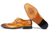 Men's Cuoio - Beige - Beige, Derby  Wingtip, Leather Sole
