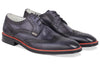 Men's Grey - Ice - Rosso, Derby  Wingtip, Leather Sole