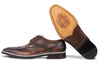 Men's T-Moro - Camel - White, Derby  Wingtip, Leather Sole