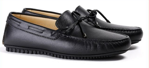 Men's Black Driver Mocassin.  Made in Italy