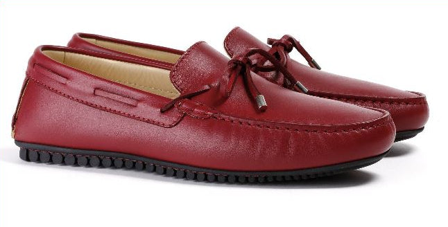 Men's Oxblood Driver Mocassin. Made in Italy