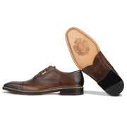 Men's T-Moro - Beige - Camel, Oxford ToeCap, Leather Sole