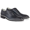 Men's Black - Ice _ White, Oxford Whole Cut, Leather Sole
