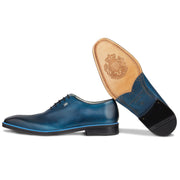 Men's Blue - Ice  - Azul, Oxford Whole Cut, Leather Sole
