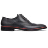 Men's Black - Ice - Rosso, Oxford half wingtip Leather Sole
