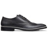 Men's Black - Ice - White, Oxford half wingtip Leather Sole