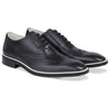 Men's Black - Ice - White, Oxford half wingtip Leather Sole