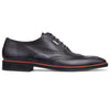 Men's Grey - Ice - Rosso, Oxford half wingtip Leather Sole