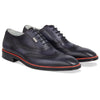 Men's Grey - Ice - Rosso, Oxford half wingtip Leather Sole