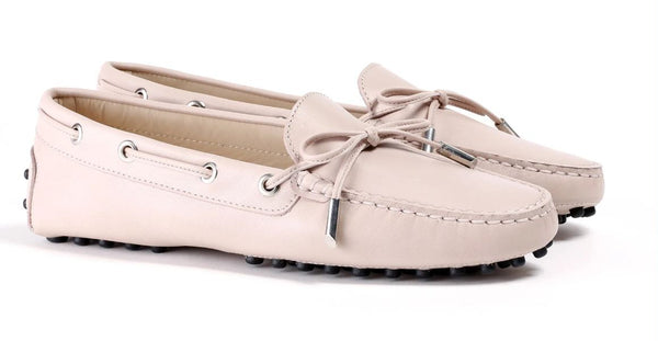 Woman's Nude Driver Mocassin Made in Italy