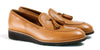 Men's Tan & Tan Accented Tassel Loafer with Brown Wedge Sole (EX-181)
