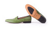 Men's Green Slip-On with Leather Sole (EX-133)