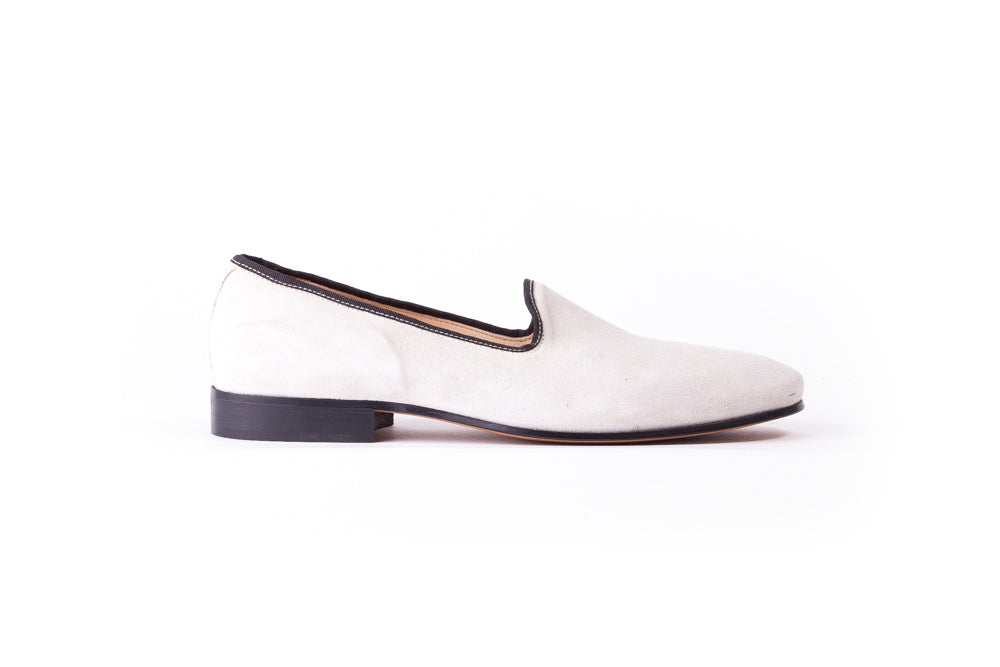 Men's Beige Slip-On With Leather Sole (EX-140)